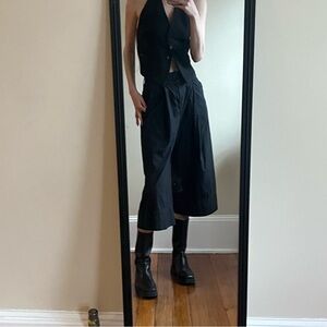 Anthropologie wide leg capris